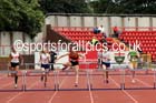 Inter girls 300 metres hurdles, English Schools Track and Field. Photo: David T. Hewitson/Sports for All Pics